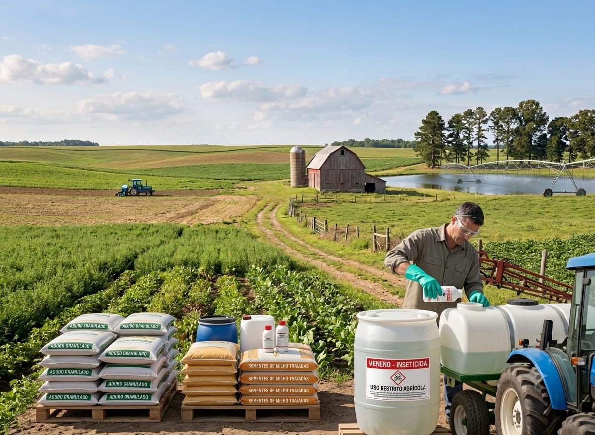 Imagem de insumos agrícolas